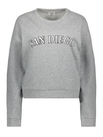 Noisy may Trui NMARYA O-NECK SWEAT JRS 27027539 Light Grey Mela/SAN DIEGO
