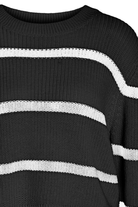 Noisy may zwarte dames trui | Close up
