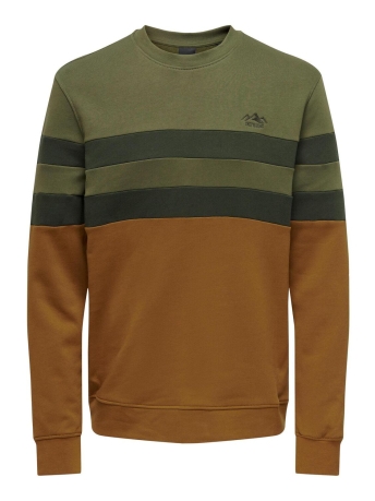 Only & Sons Trui ONSTHOR REG LOGO CB CREW 3626 SWT C 22023626 MONKS ROBE
