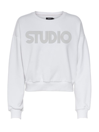 Only Trui ONLANA L/S EMBROIDERY O-NECK BOX SW 15304436 CLOUD DANCER