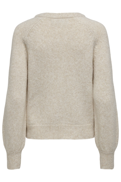 Only beige dames trui | Achteraanzicht