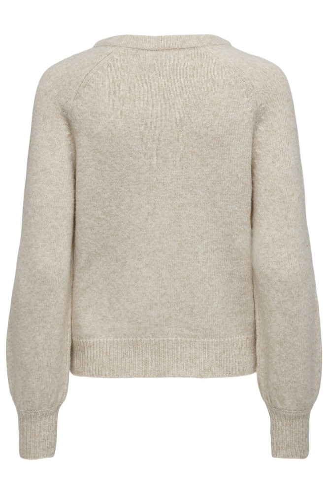 Only beige dames trui | Achteraanzicht