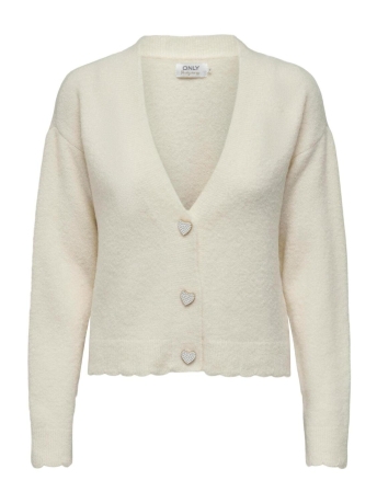 Only Vest ONLROSITTA LS VNECK CARD KNT 15302052 BIRCH