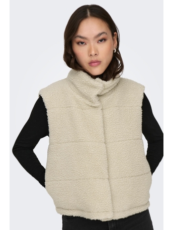 Only Jas ONLSANDRA TEDDY WAISTCOAT OTW 15301373 PUMICE STONE