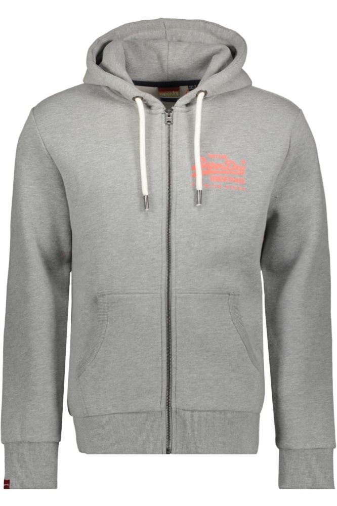 VINTAGE VL NEON ZIPHOOD M2012905A GRAY MARL