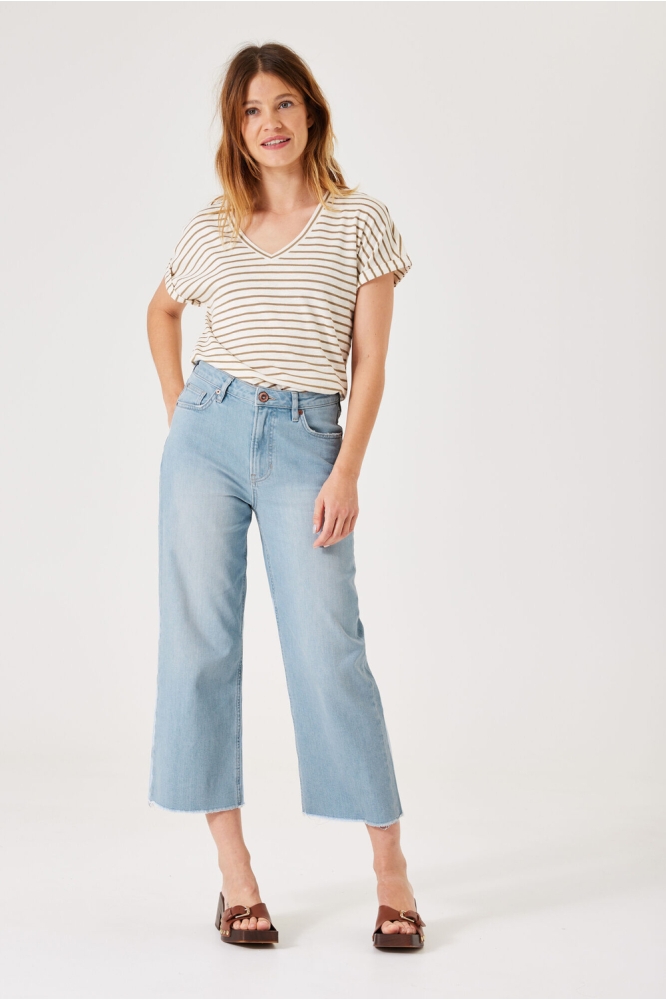 WIDE FIT JEANS D30314 3822 Blue Light Used