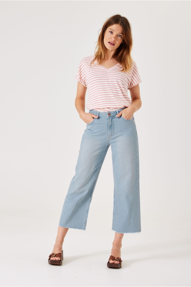 WIDE FIT JEANS D30314 3822 Blue Light Used
