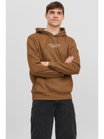 Jack & Jones Trui JPRBLUARCHIE SWEAT HOOD NOOS 12216335 Bison/Melange