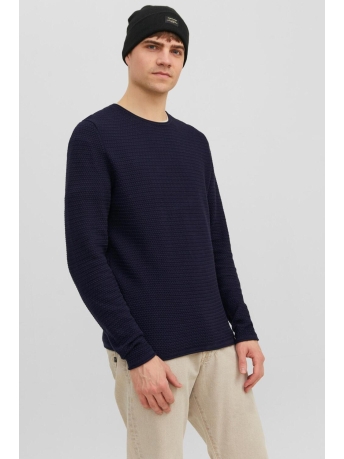 Jack & Jones Trui JPRBLUMIGUEL KNIT CREW NECK NOOS 12238557 MARITIME BLUE