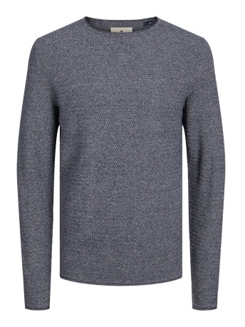 Jack & Jones Trui JPRBLUMIGUEL KNIT CREW NECK NOOS 12238557 MARITIME BLUE/TWISTED