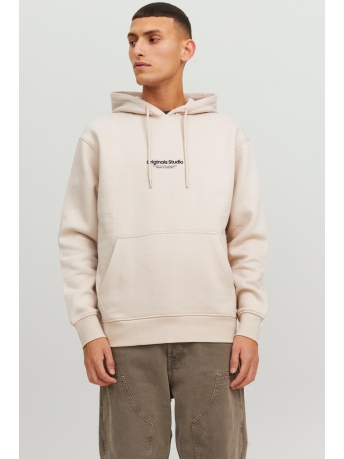 Jack & Jones Trui JORVESTERBRO SWEAT HOOD NOOS 12241687 MOONBEAM