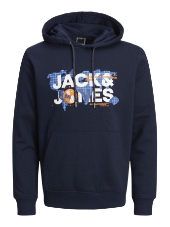 Jack & Jones Trui JCODUST SWEAT HOOD SN 12240214 NAVY BLAZER