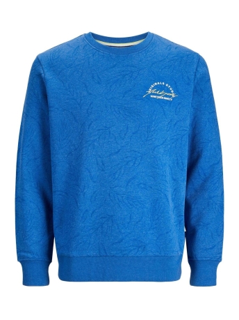Jack & Jones Trui JORWILBERT SWEAT CREW NECK WEH23 12250405 BLUE LOLITE/CVC