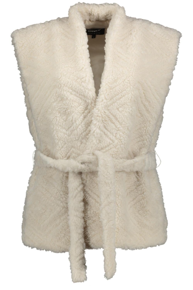 ONLISABELLA TEDDY WAISTCOAT CS OTW 15317687 Pumice Stone