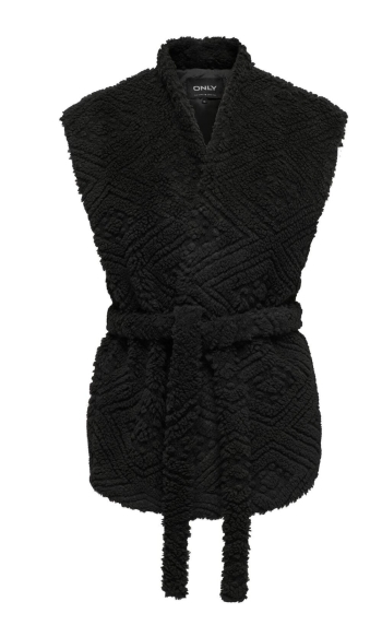ONLISABELLA TEDDY WAISTCOAT CS OTW 15317687 Black