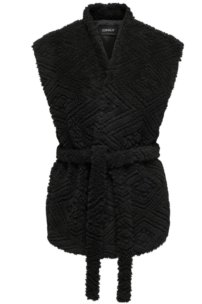 ONLISABELLA TEDDY WAISTCOAT CS OTW 15317687 Black