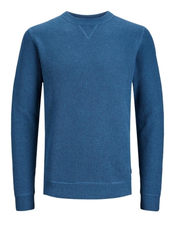 Jack & Jones Trui JPRBLUCAMERON KNIT CREW NECK CH 12247597 Midnight/Twisted w.