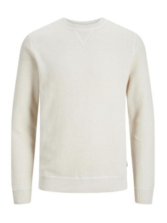 Jack & Jones Trui JPRBLUCAMERON KNIT CREW NECK CH 12247597 SILVER BIRCH