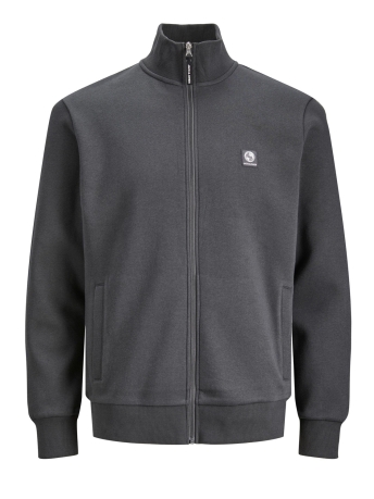 Jack & Jones Vest JCODUST SWEAT ZIP HIGH NECK SN 12240205 Asphalt