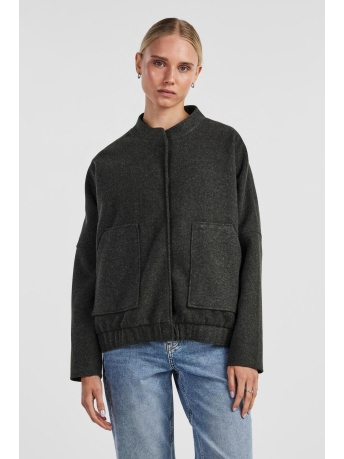 Pieces Jas PCAUGUSTA LS BOMBER JACKET D2D 17148941 Dark Grey Melange