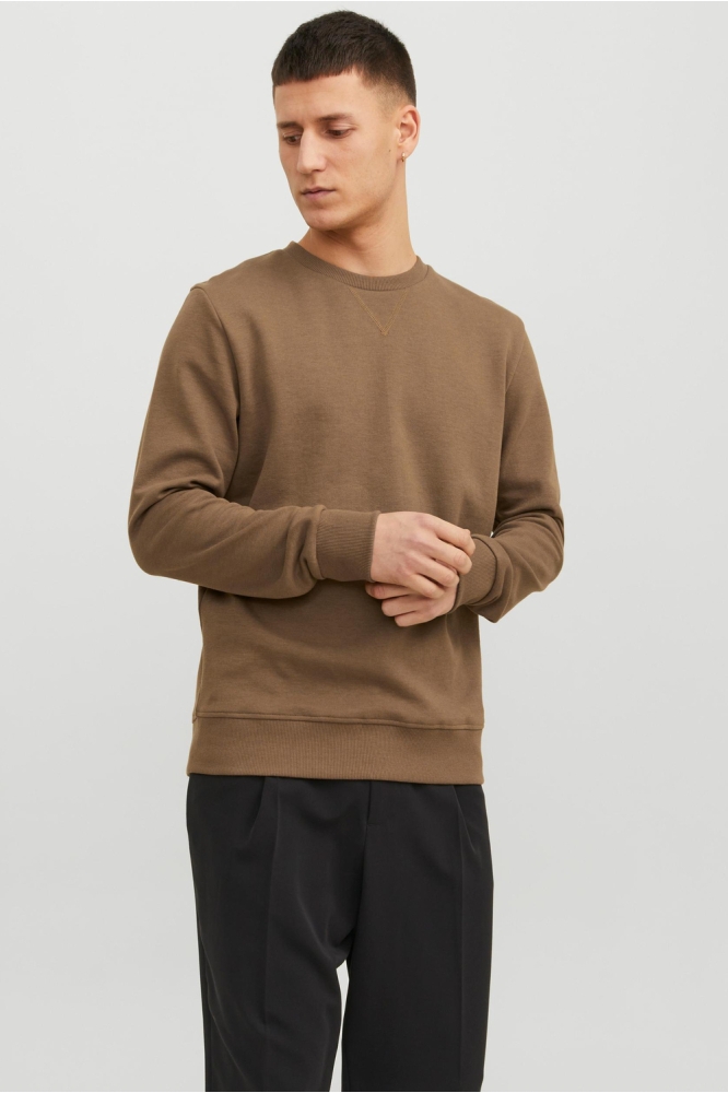 JJEBASIC SWEAT CREW NECK NOOS 12181903 Otter/REG