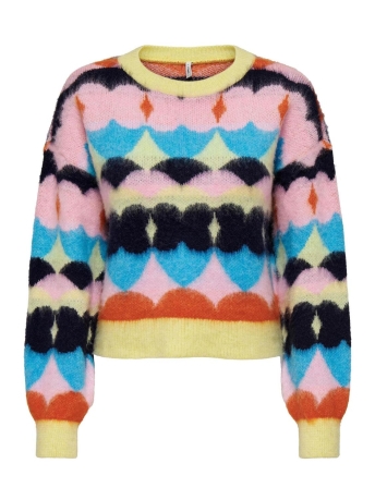 Only Trui ONLEMIILY LS PULLOVER EX KNT 15313260 Pineapple slice/w apricot