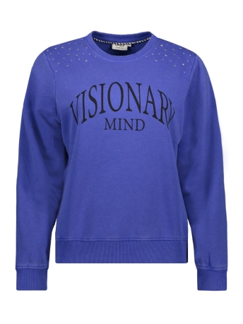 Only Trui ONLCANDIE L/S RHINESTONES O-NECK BO 15310990 Bluing/Visionary