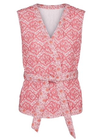 Vero Moda Vest VMMAYA S/L BELT VEST WVN EXP 10303089 PARFAIT PINK