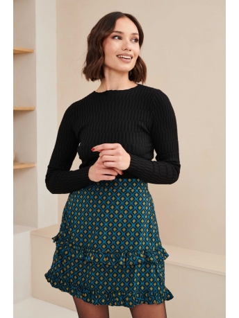 Lofty Manner Trui SWEATER MEGGY 600 Black