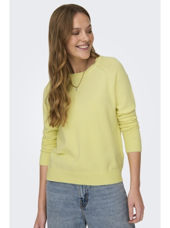 Only Trui ONLLESLY KINGS L/S PULLOVER KNT NOO 15170427 YELLOW PEAR/Melange