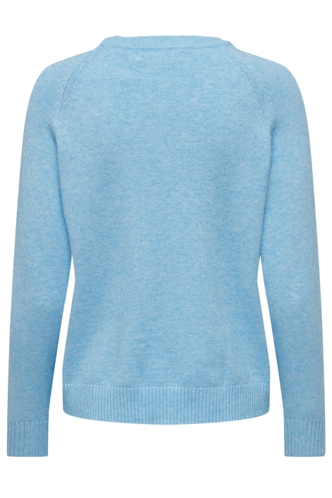 Only blauwe dames trui | Achteraanzicht