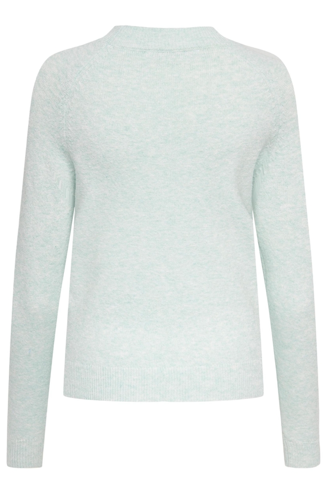 Only groene dames trui | Achteraanzicht