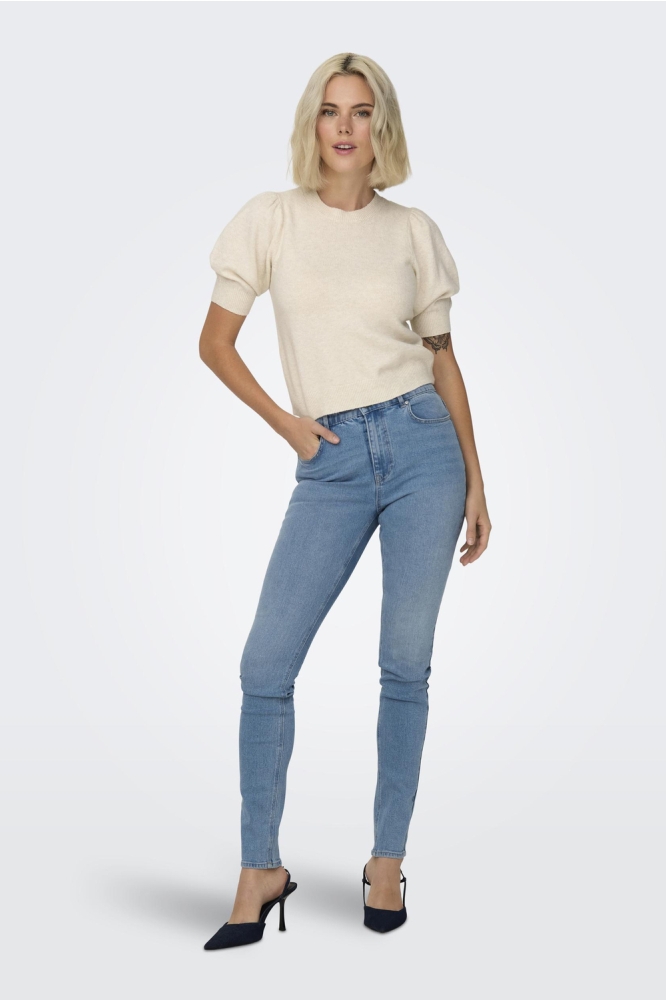 Only beige dames trui | Model
