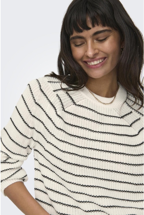 onlbase l s o neck pullover knt noo 15285227 only trui jet stream