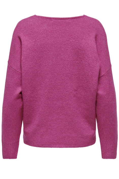 Only roze dames trui | Achteraanzicht