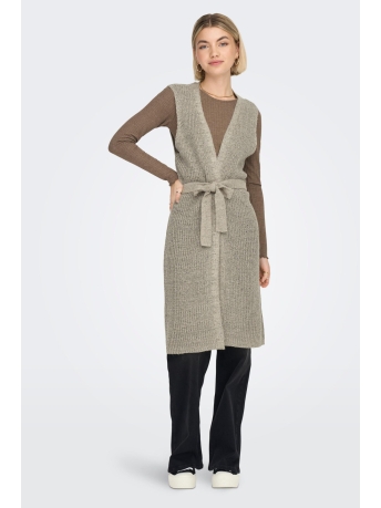 Jacqueline de Yong Vest JDYMEGAN GURLI S/L OPEN BELT VEST K 15300291 CEMENT