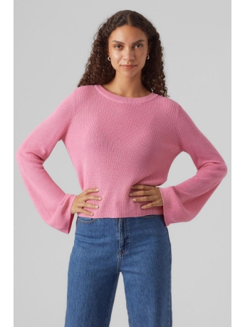 Vero Moda Trui VMNEWLEXSUN LS O-NCK WIDE SLEEVE PULL GA 10288367 SACHET PINK