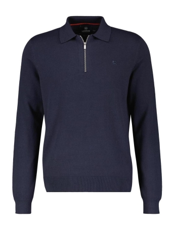Lerros Trui GEBREIDE POLO MET LANGE MOUWEN 2385210 485