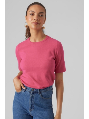 Vero Moda Trui VMHAPPINESS 2/4 O-NECK PULLOVER GA 10290602 Fuchsia Purple