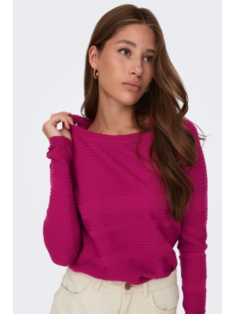 Only Trui ONLCAVIAR L/S PULLOVER KNT NOOS 15141866 CERISE