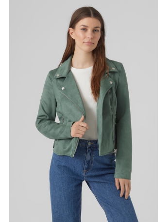Vero Moda Jas VMJOSE AW23 SHORT FAUX SUEDE JACKET 10289807 Dark Forest