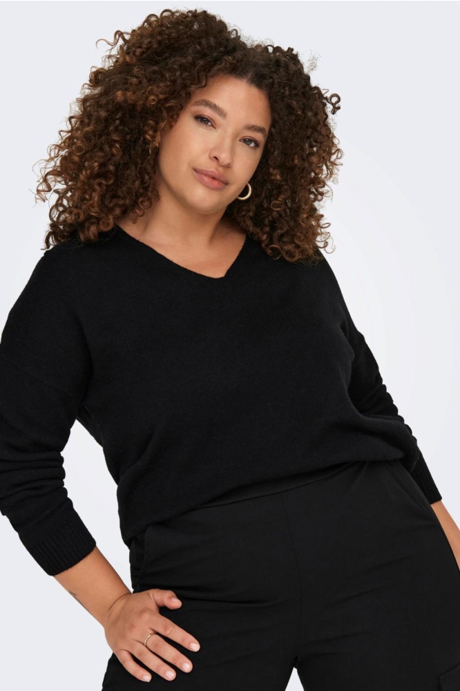 CARMARGARETA LS PULLOVER KNT NOOS 15267202 Black