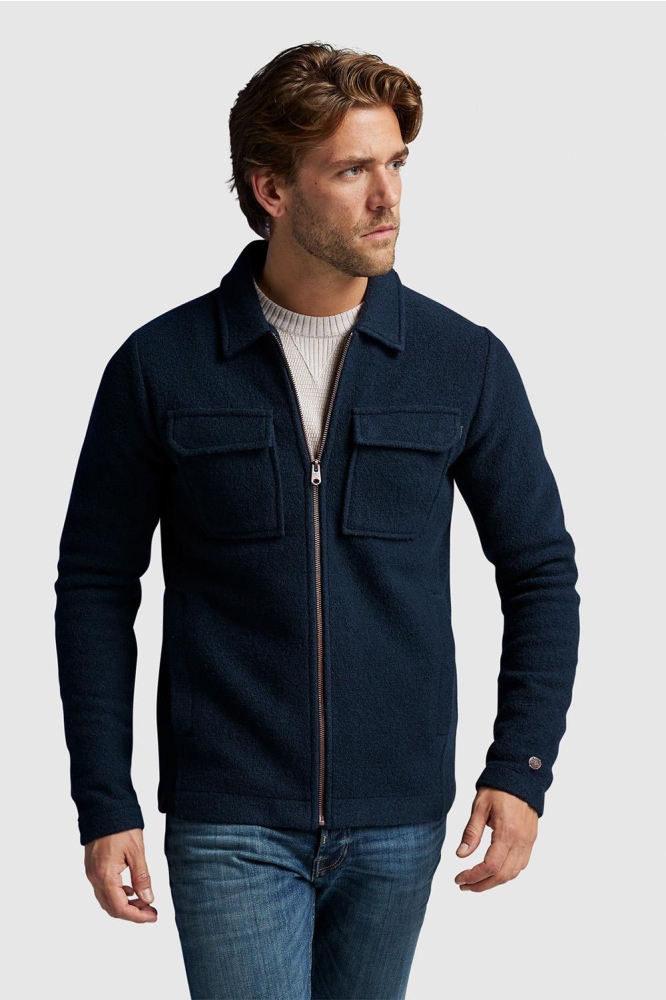 ZIP JACKET BOILED WOOL CKC2208358 5287