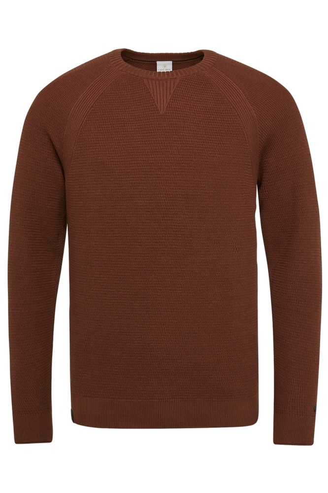 R NECK COTTON STRUCTURE SOLID CKW2209320 8168