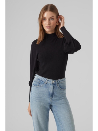 Vero Moda Trui VMHOLLYKARISPUFF LS HIGHNK PULLOV GA BOO 10290671 BLACK