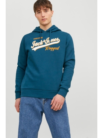 Jack & Jones Trui JJELOGO SWEAT HOOD 2 COL 23/24 NOOS 12233597 Sailor Blue