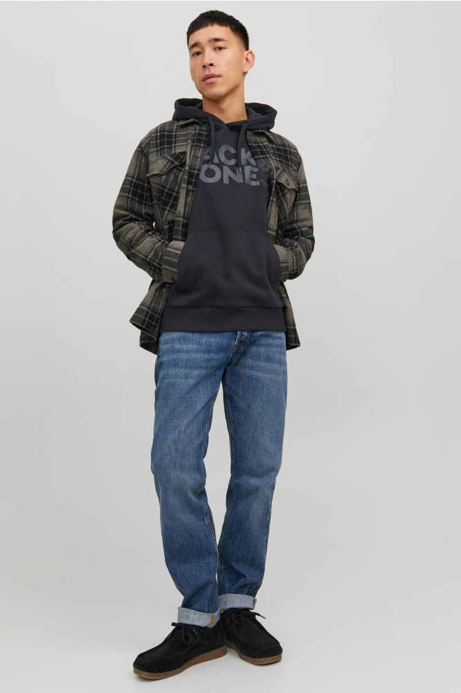 Jack & Jones zwarte heren sweater | Model