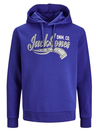 Jack & Jones Trui JJELOGO SWEAT HOOD 2 COL 23/24 NOOS 12233597 BLUING