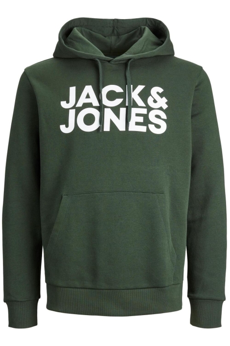 Jack & Jones groene heren sweater | Vooraanzicht