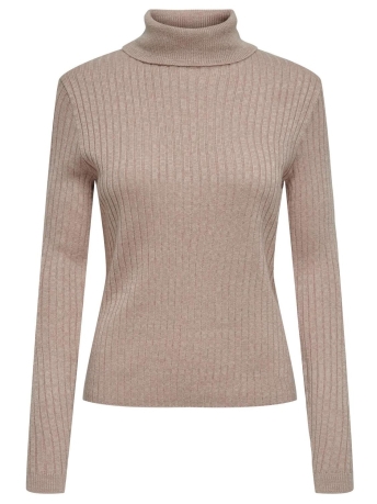 Jacqueline de Yong Trui JDYNOVALEE L/S ROLL NECK PULLOVER K 15297770 SESAME/MELANGE